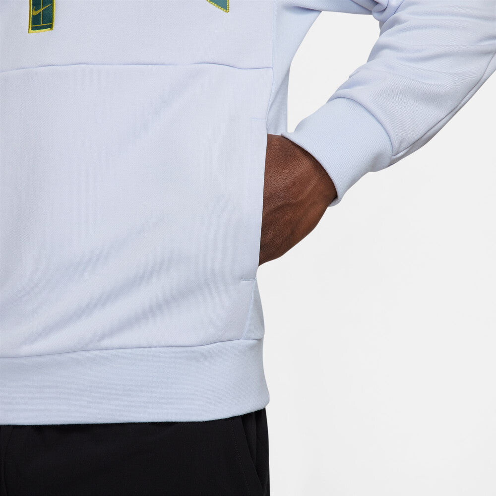 Nike Court Heritage Fleece Hoodie - Men's - Football Grey