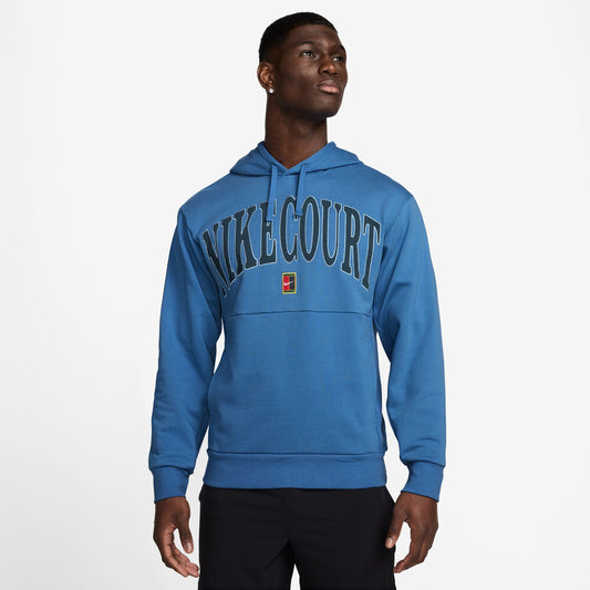 Nike Court Heritage Fleece Hoodie - Men's - Star Blue.